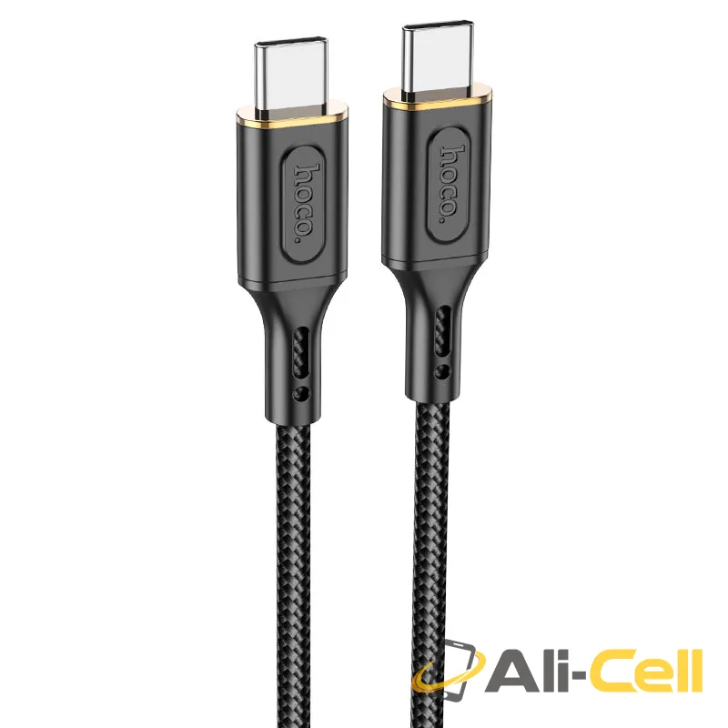 Cable Type-C to Type-C “X95 Goldentop” PD 60W fast charge (X95 60w Tc Tc Black, 1.0m)