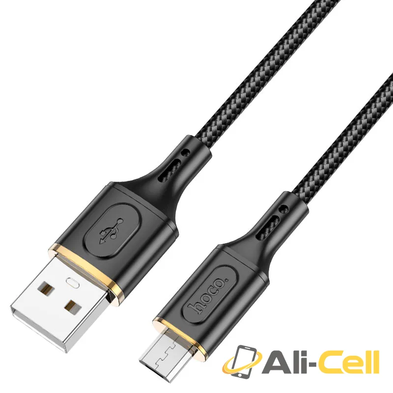 Cable USB to Micro-USB “X95 Goldentop” (X95 Usb Musb White, 1.0m) — 2