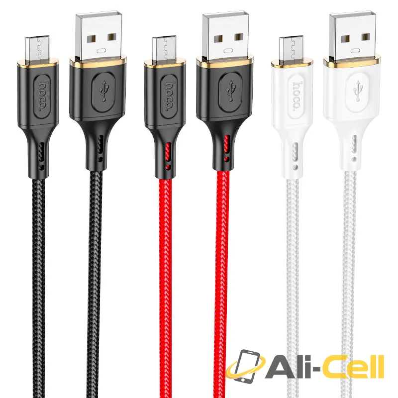 Cable USB to Micro-USB “X95 Goldentop” (X95 Usb Musb Red, 1.0m) — 6