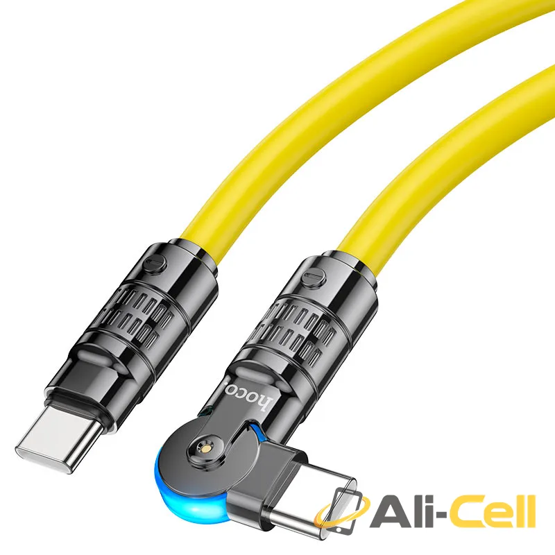 Cable Type-C to Type-C “U118 Triumph” 60W fast charge (U118 60w Tc Tc Black, 1.2m) — 3