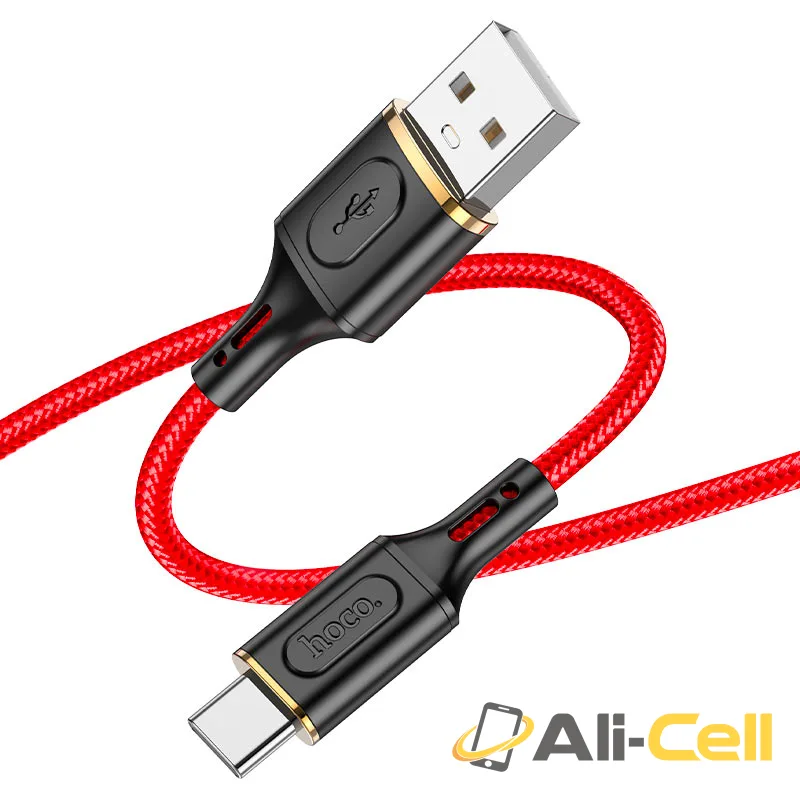 Cable USB to Type-C “X95 Goldentop” (X95 Usb Tc Black, 1.0m) — 3