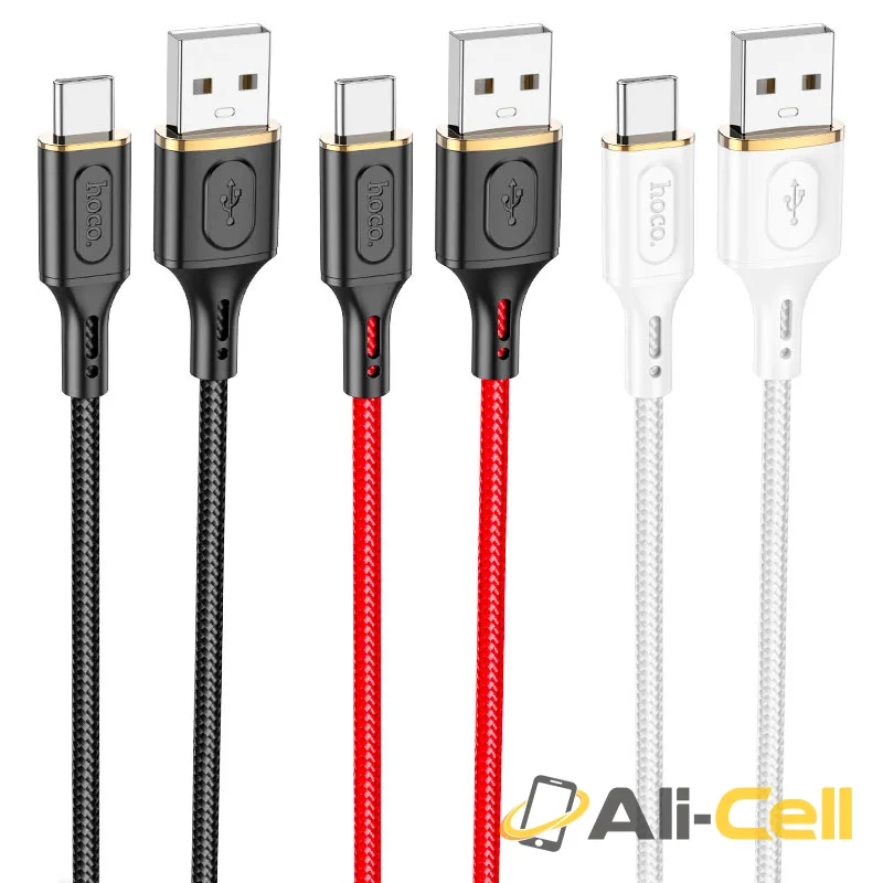 Cable USB to Type-C “X95 Goldentop” (X95 Usb Tc Red, 1.0m) — 6