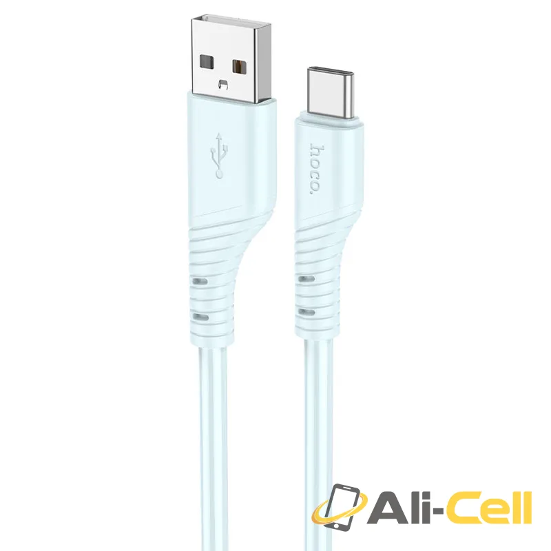 Cable USB to Type-C “X97 Crystal color” (X97 Usb Tc Light Blue, 1.0m)