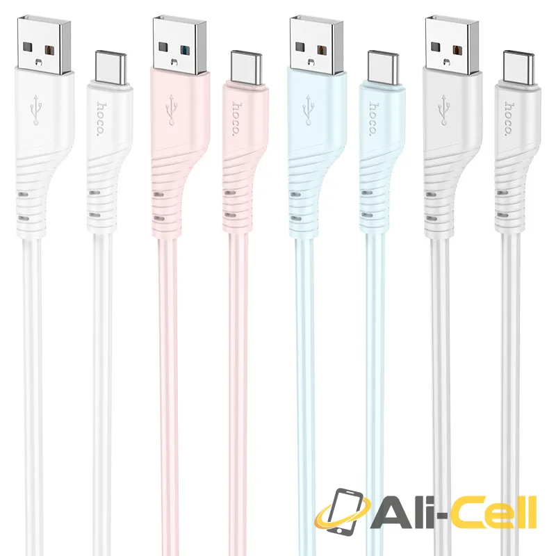 Cable USB to Type-C “X97 Crystal color” (X97 Usb Tc Light Grey, 1.0m) — 5