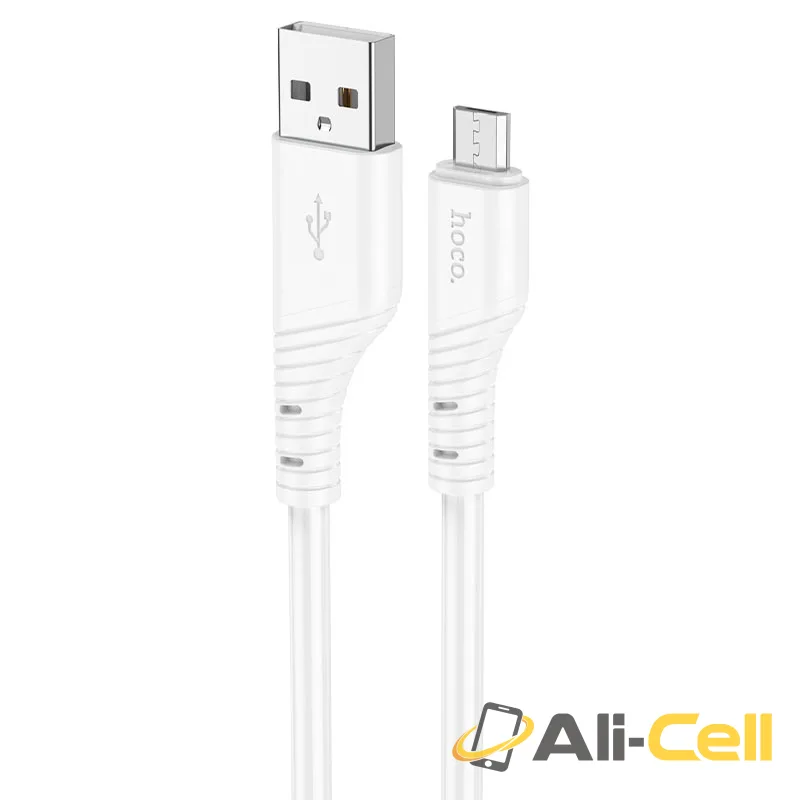 Cable USB to Micro-USB “X97 Crystal color” (X97 Usb Musb White, 1.0m)