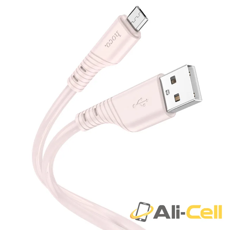 Cable USB to Micro-USB “X97 Crystal color” (X97 Usb Musb White, 1.0m) — 2
