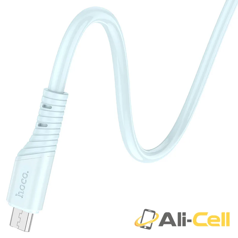 Cable USB to Micro-USB “X97 Crystal color” (X97 Usb Musb Light Blue, 1.0m) — 4