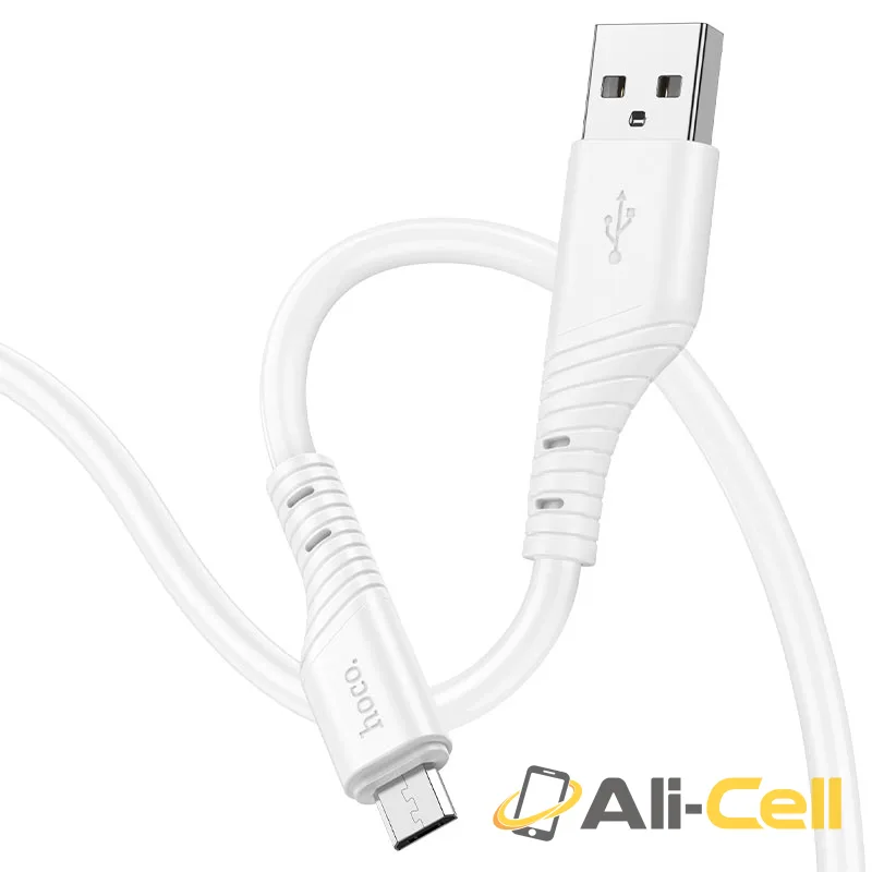 Cable USB to Micro-USB “X97 Crystal color” (X97 Usb Musb Light Grey, 1.0m) — 3
