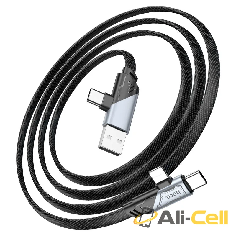 Cable 4-in-1 “U119 Machine” (U119 4in1 Grey, 1.2m) — 5
