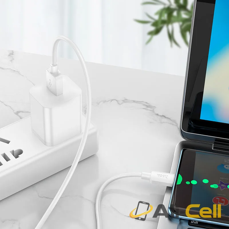 Cable USB to Type-C “X96 Hyper” 27W fast charge (X96 27w Usb Tc White, 1.0m) — 7