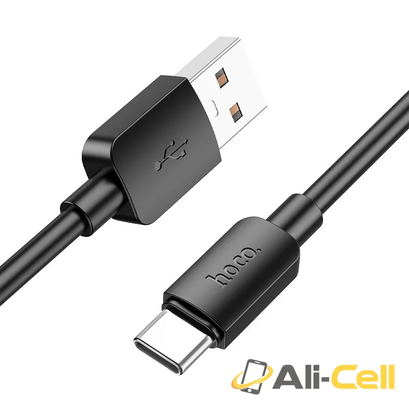 Cable USB to Type-C “X96 Hyper” 27W fast charge (X96 27w Usb Tc Black, 1.0m) — 2