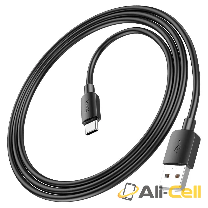 Cable USB to Type-C “X96 Hyper” 27W fast charge (X96 27w Usb Tc Black, 1.0m) — 5