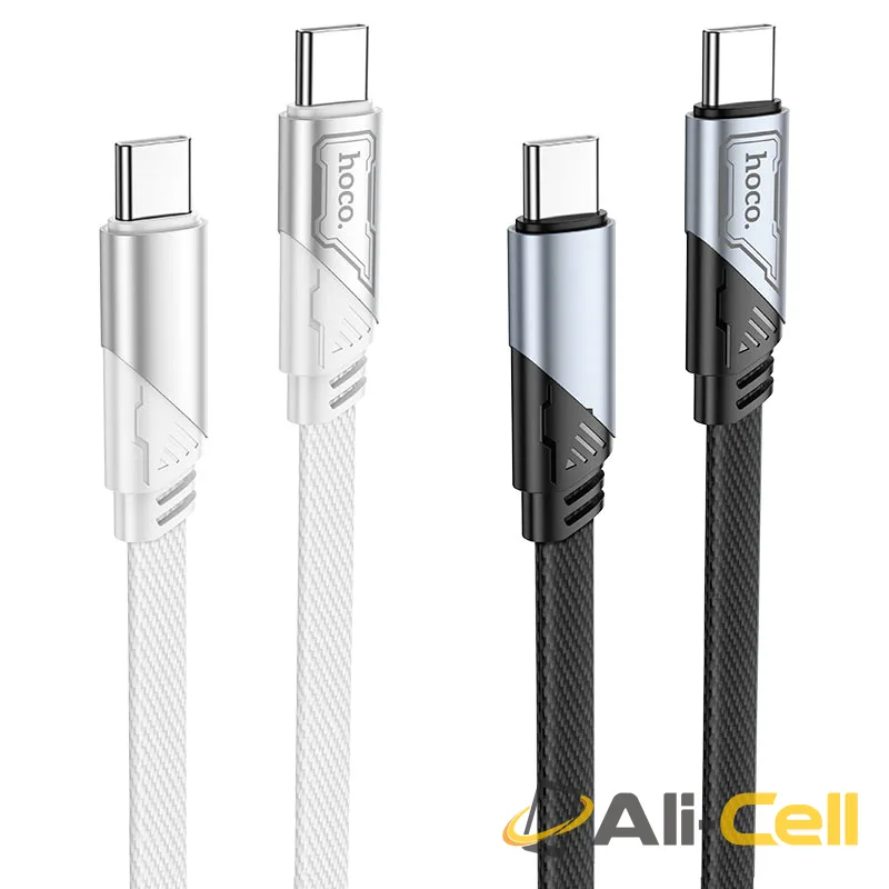 Cable Type-C to Type-C “U119 Machine” 60W fast charge (U119 60w Tc Tc Black, 1.2m) — 6