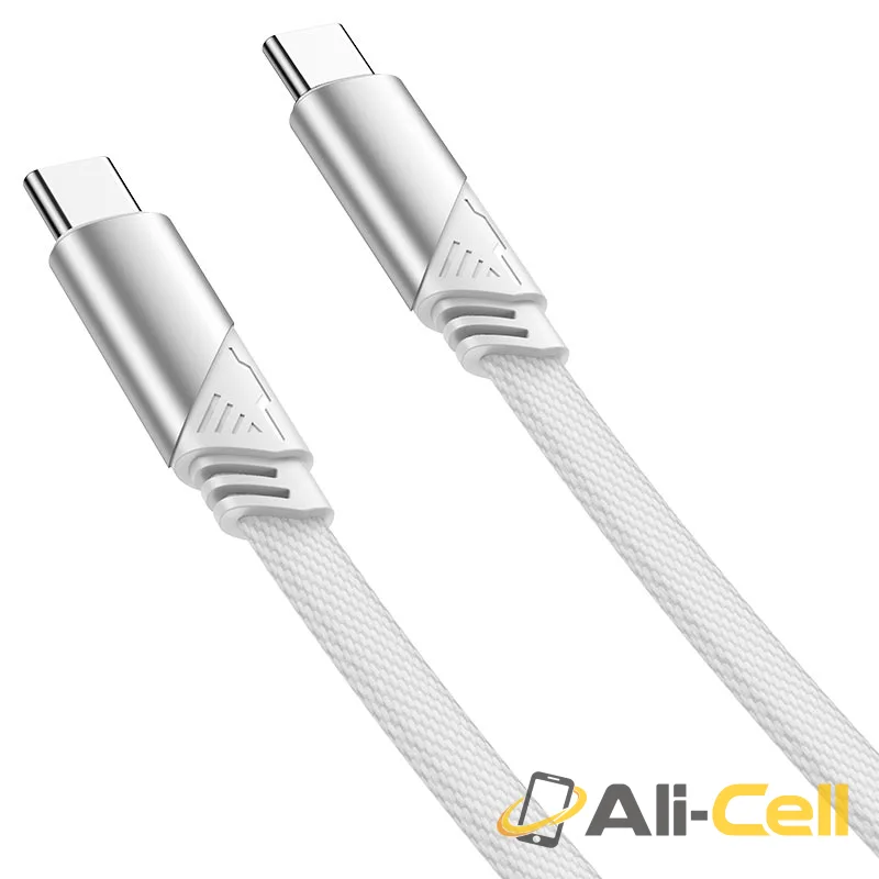 Cable Type-C to Type-C “U119 Machine” 60W fast charge (U119 60w Tc Tc Grey, 1.2m) — 3