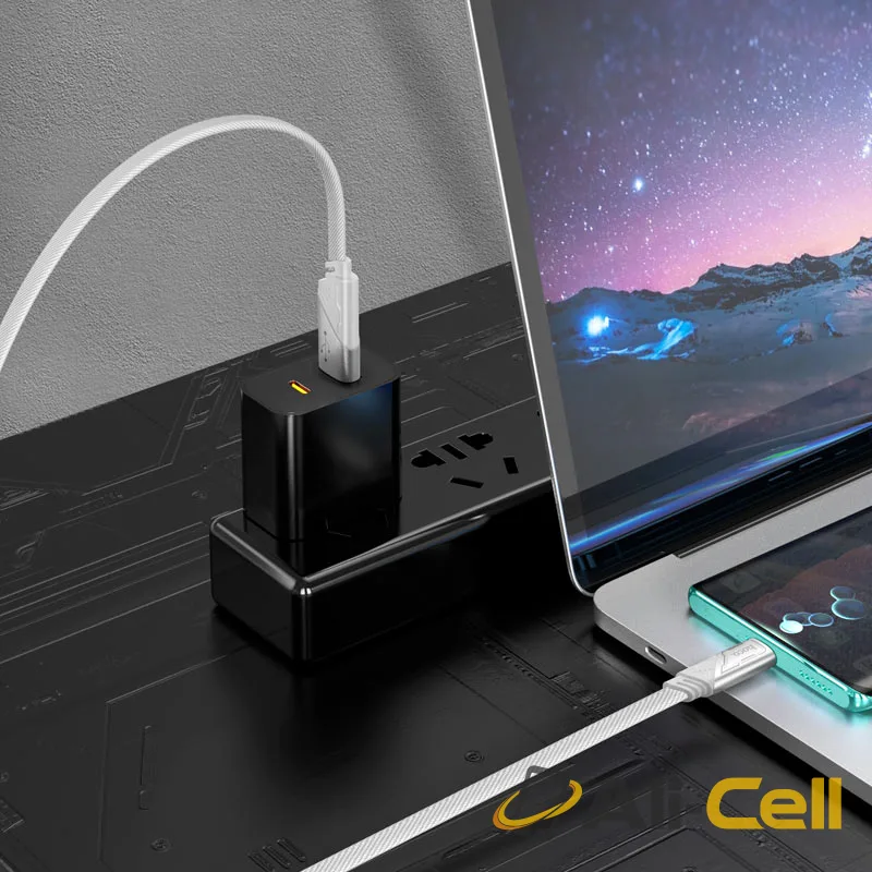 Cable USB to Type-C “U119 Machine” 5A fast charge (U119 5a Usb Tc Black, 1.2m) — 7