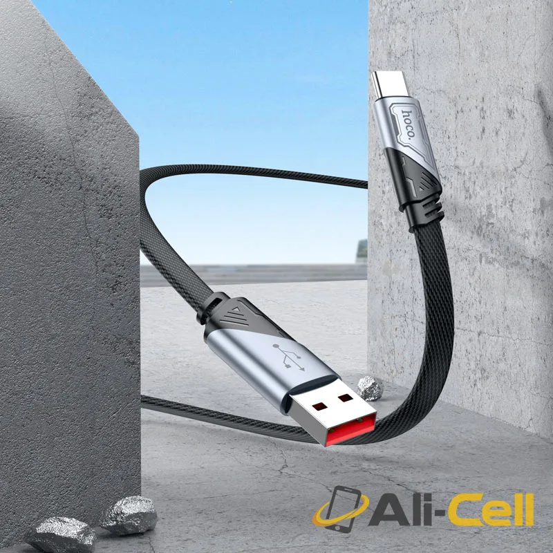 Cable USB to Type-C “U119 Machine” 5A fast charge (U119 5a Usb Tc Black, 1.2m) — 8