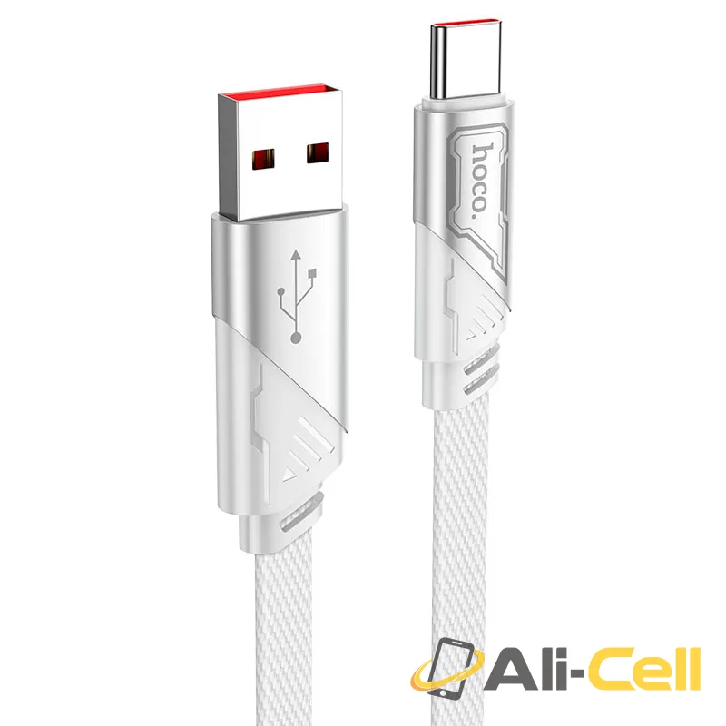 Cable USB to Type-C “U119 Machine” 5A fast charge (U119 5a Usb Tc Grey, 1.2m)