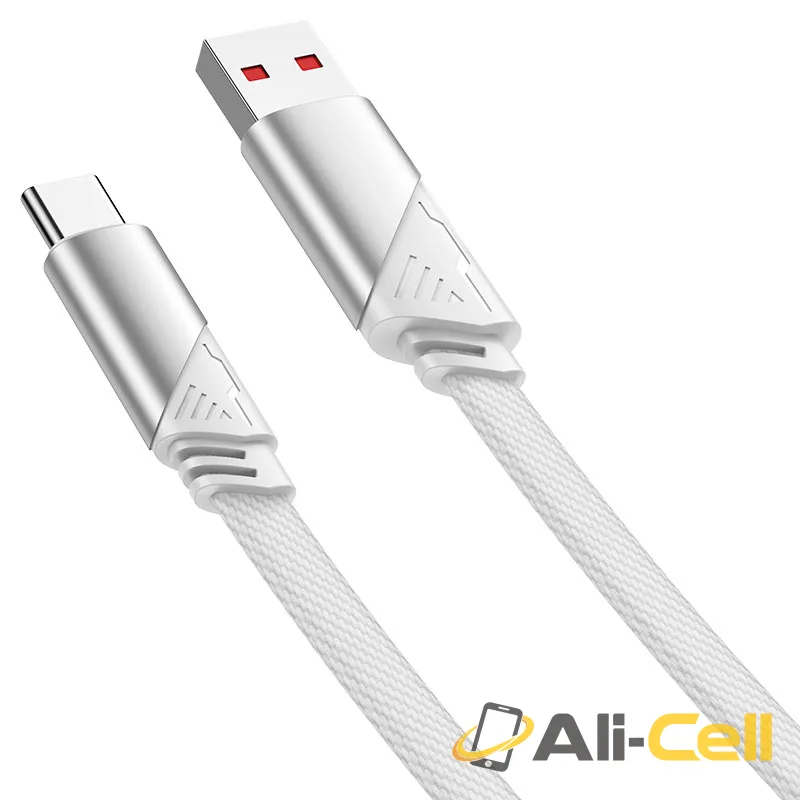 Cable USB to Type-C “U119 Machine” 5A fast charge (U119 5a Usb Tc Grey, 1.2m) — 4