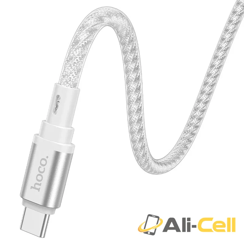 Cable Type-C to Type-C “X98 Crystal ice” PD 60W fast charge (X98 60w Tc Tc Gold, 1.0m) — 4