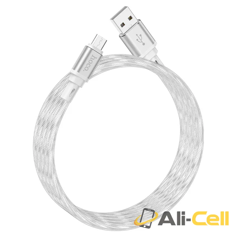 Cable USB to Micro-USB “X98 Crystal ice” (X98 Usb Musb Gold, 1.0m) — 5