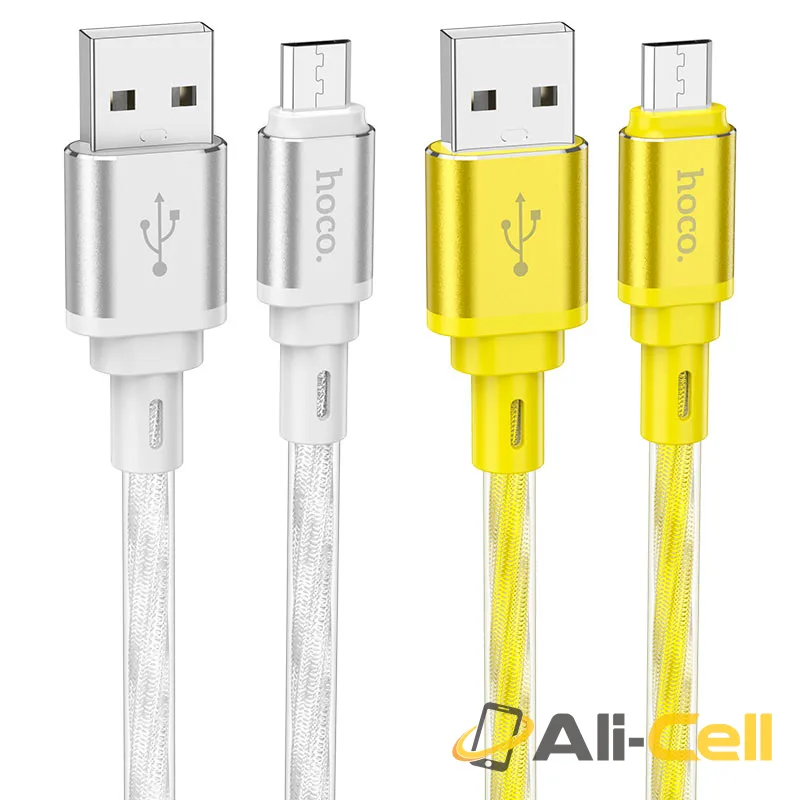 Cable USB to Micro-USB “X98 Crystal ice” (X98 Usb Musb Gold, 1.0m) — 6