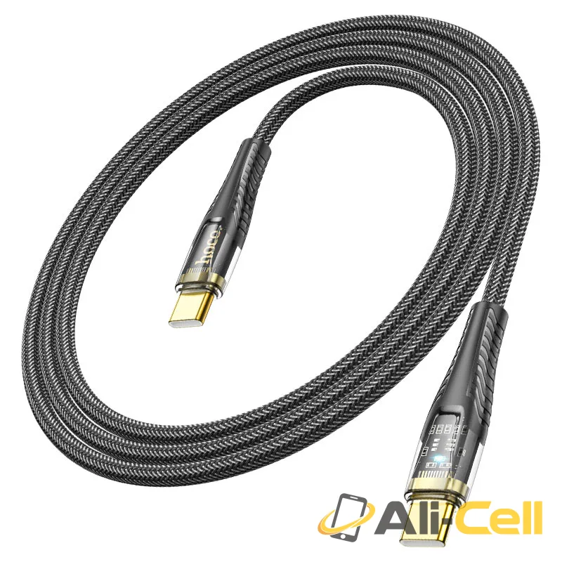 Cable Type-C to Type-C “U121 Gold standard” 60W fast charge (U121 60w Tc Tc Black, 1.2m) — 6