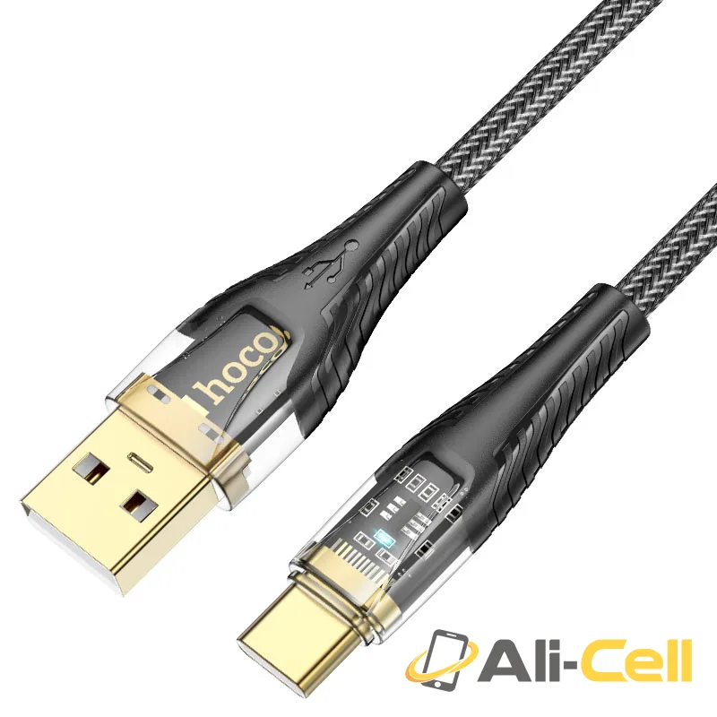 Cable USB to Type-C “U121 Gold standard” (U121 Usb Tc Black, 1.2m) — 3