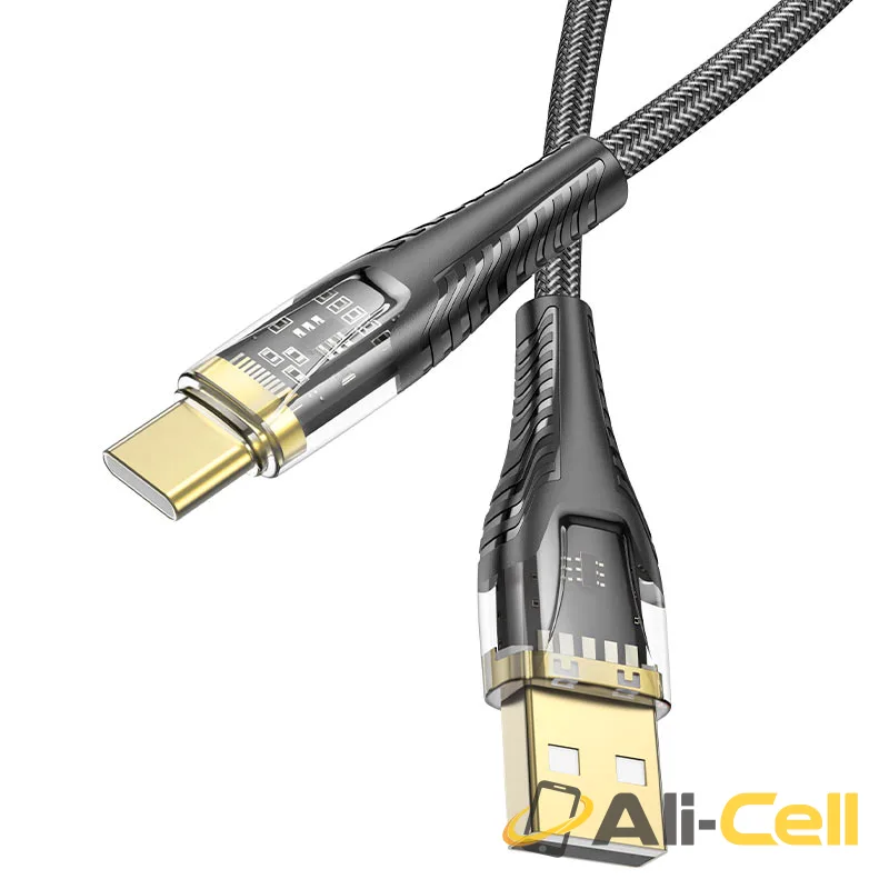 Cable USB to Type-C “U121 Gold standard” (U121 Usb Tc Black, 1.2m) — 5