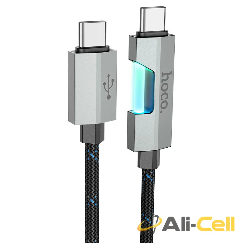 Cable Type-C to Type-C “U123 Regent” PD 60W fast charge (U123 60w Tc Tc Black, 1.2m)