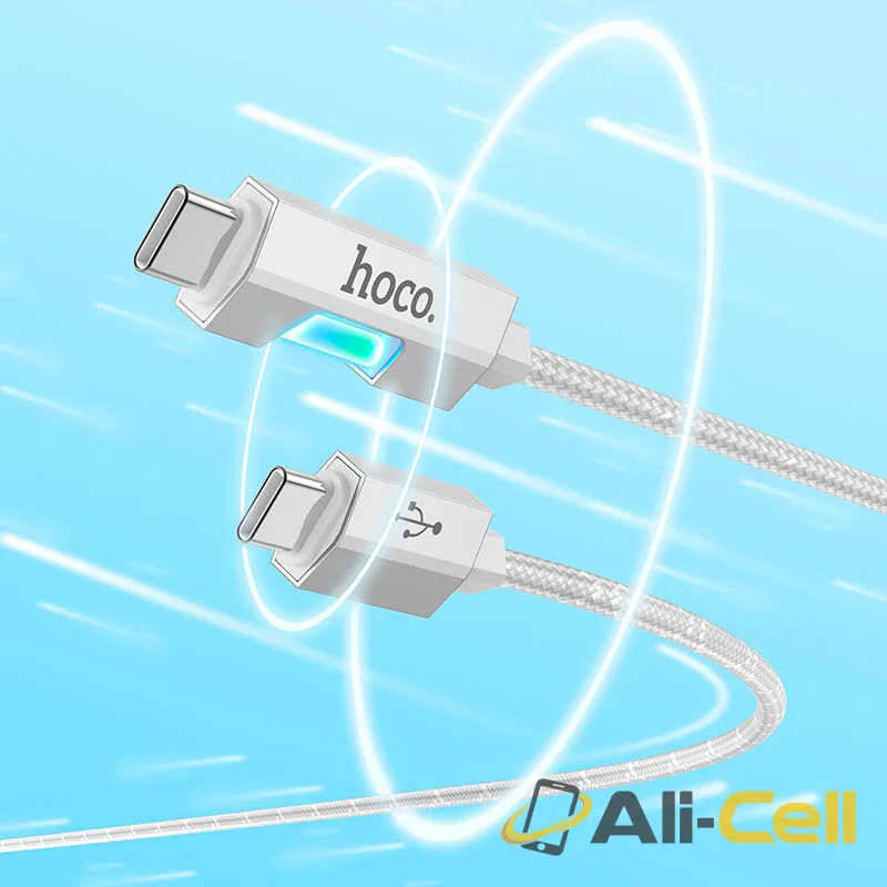 Cable Type-C to Type-C “U123 Regent” PD 60W fast charge (U123 60w Tc Tc Black, 1.2m) — 8