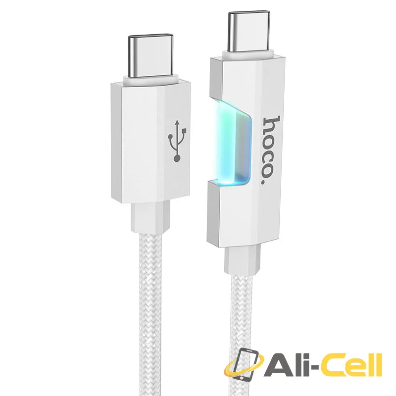 Cable Type-C to Type-C “U123 Regent” PD 60W fast charge (U123 60w Tc Tc Grey, 1.2m)