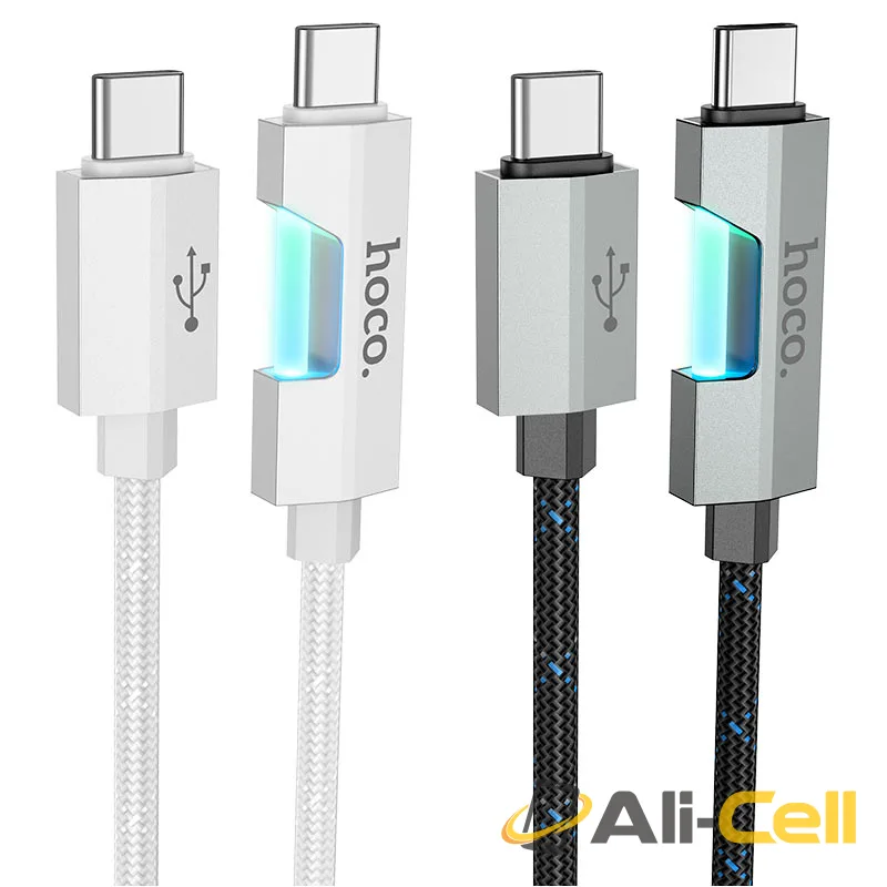 Cable Type-C to Type-C “U123 Regent” PD 60W fast charge (U123 60w Tc Tc Grey, 1.2m) — 6