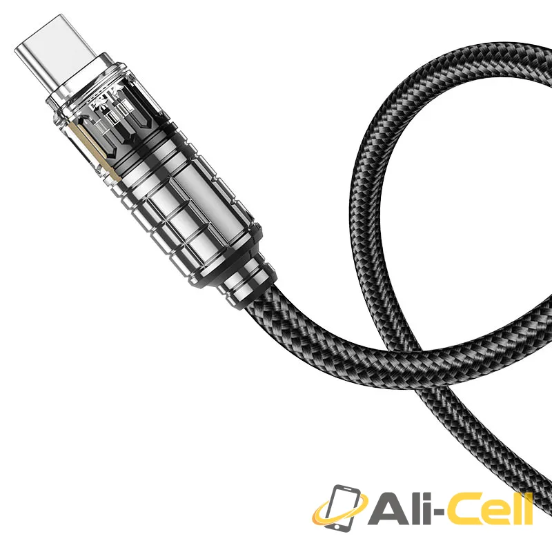 Cable USB to Type-C “U122 Lantern” (U122 Usb Tc Black, 1.2m) — 4