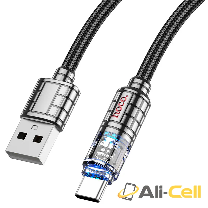 Cable USB to Type-C “U122 Lantern” (U122 Usb Tc Black, 1.2m) — 5