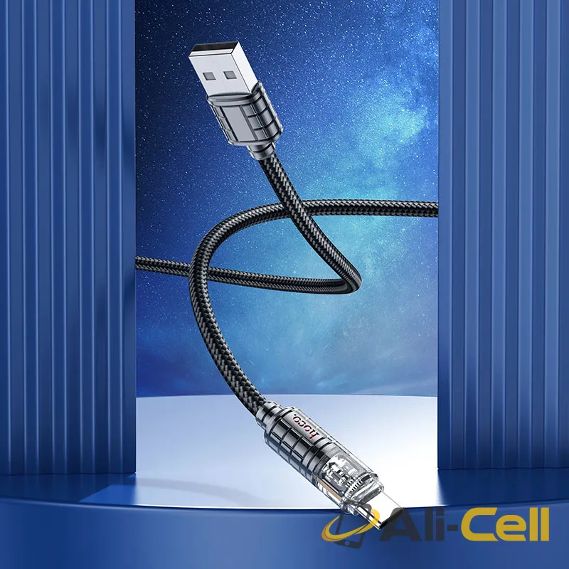 Cable USB to Type-C “U122 Lantern” (U122 Usb Tc Black, 1.2m) — 8