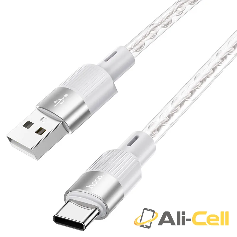 Cable USB to Type-C “X99 Crystal junction” (X99 Usb Tc Grey, 1.0m) — 2