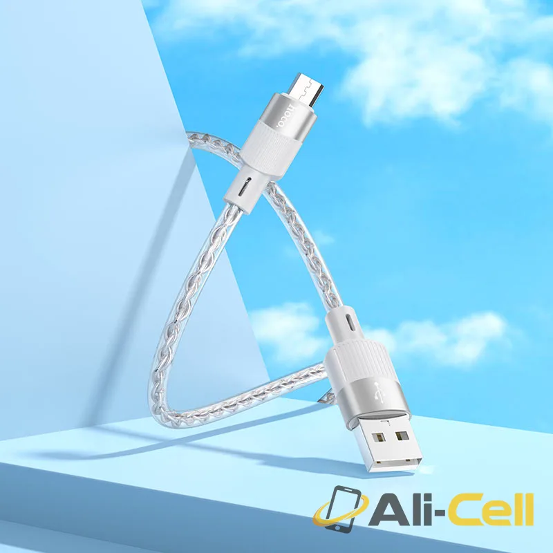 Cable USB to Micro-USB “X99 Crystal junction” (X99 Usb Musb Grey, 1.0m) — 8