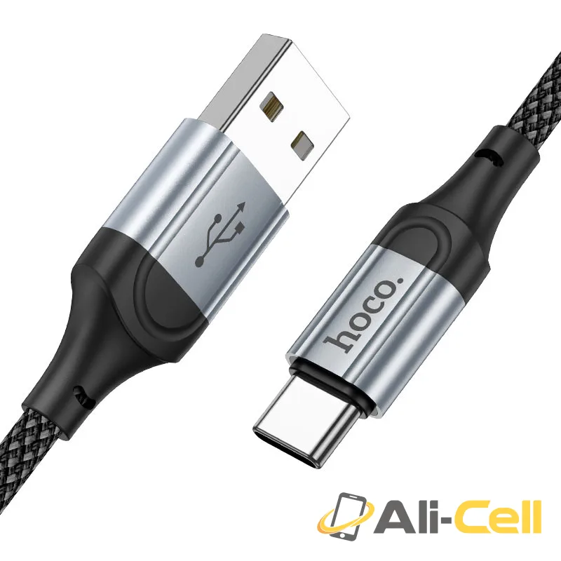 Cable USB to Type-C “X102 Fresh” (X102 Usb Tc Black, 1.0m) — 2