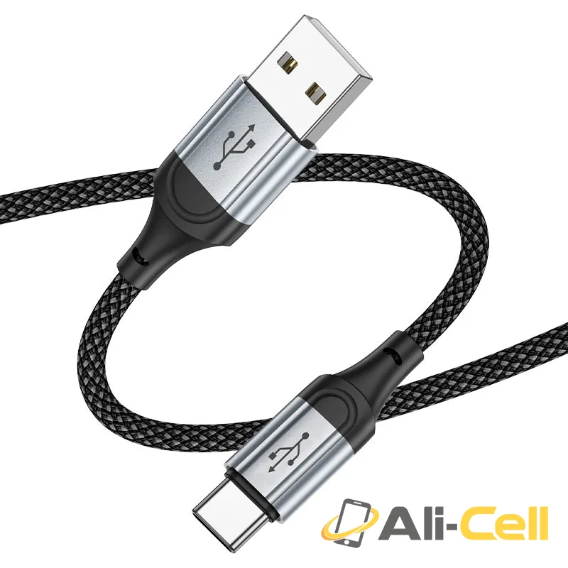 Cable USB to Type-C “X102 Fresh” (X102 Usb Tc Black, 1.0m) — 4