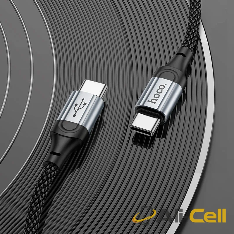 Cable Type-C to Type-C “X102 Fresh” PD 60W fast charge (X102 60w Tc Tc Black, 1.0m) — 8