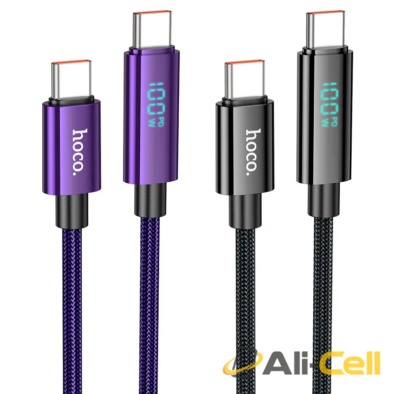 Cable Type-C to Type-C “U125 Benefit” PD 100W fast charge (U125 100w Tc Tc Black, 1.2m) — 6
