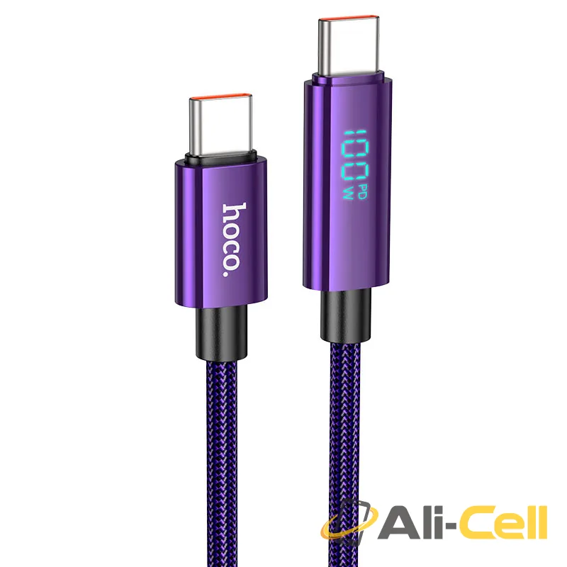 Cable Type-C to Type-C “U125 Benefit” PD 100W fast charge (U125 100w Tc Tc Purple, 1.2m)
