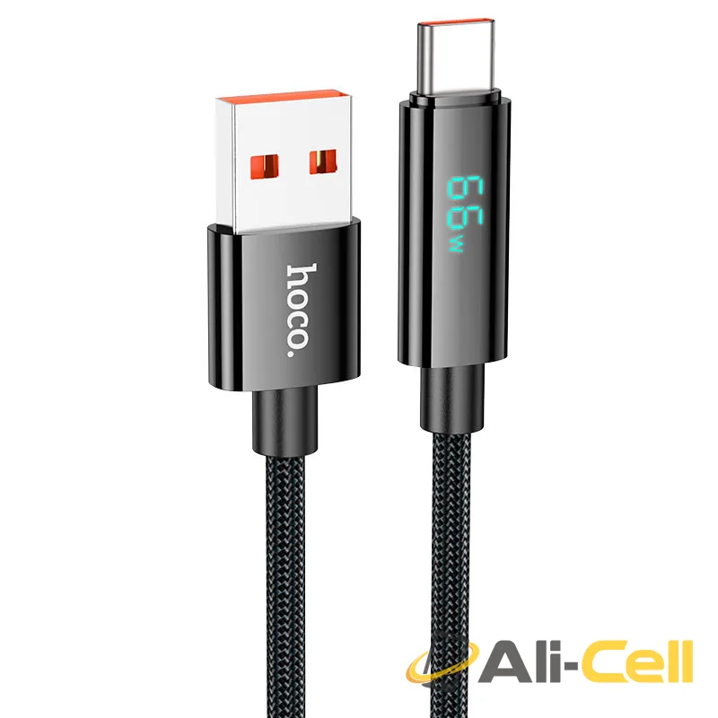 Cable USB to Type-C “U125 Benefit” 5A fast charge (U125 5a Usb Tc Black, 1.2m)