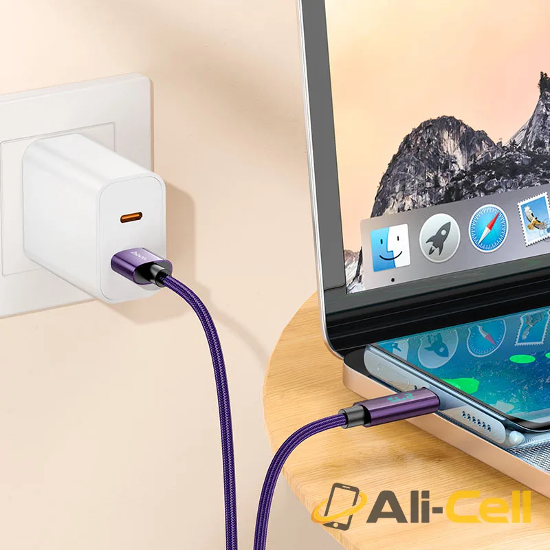 Cable USB to Type-C “U125 Benefit” 5A fast charge (U125 5a Usb Tc Black, 1.2m) — 7