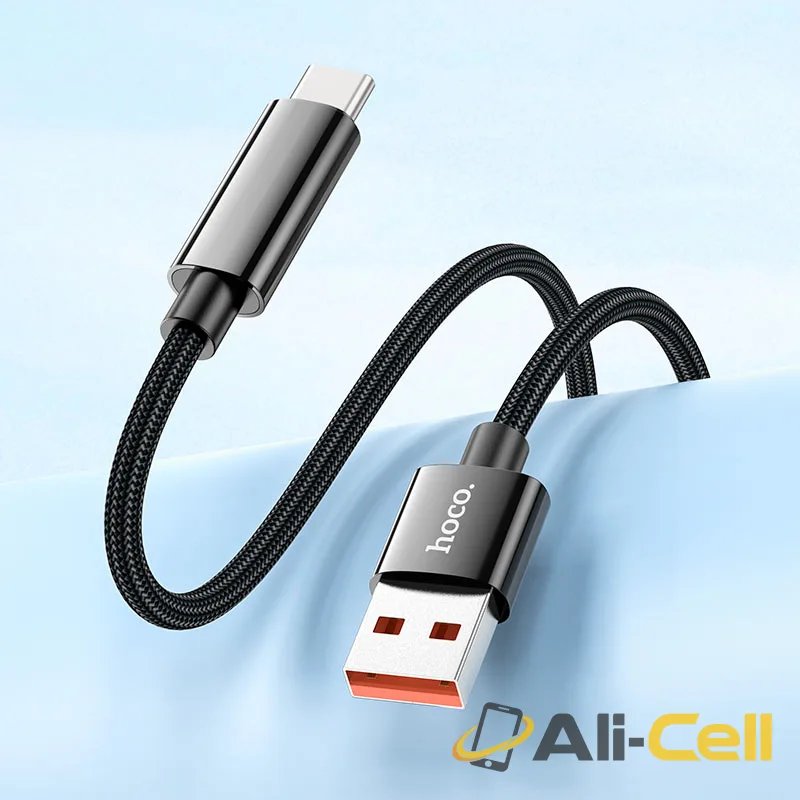 Cable USB to Type-C “U125 Benefit” 5A fast charge (U125 5a Usb Tc Black, 1.2m) — 8