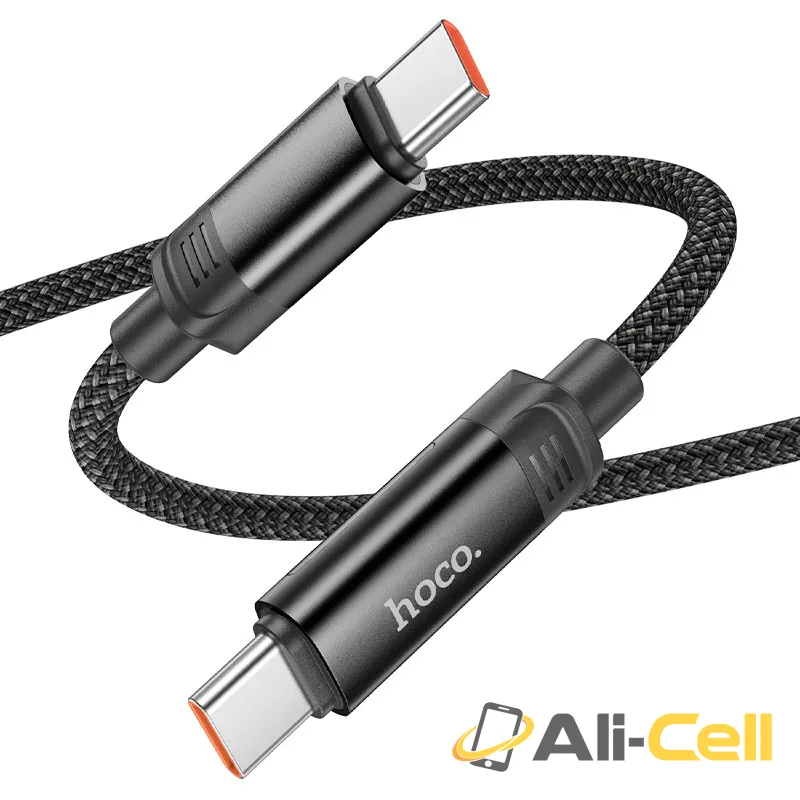 Cable Type-C to Type-C “U126 Lantern” PD 100W fast charge (U126 100w Tc Tc Black, 1.2m) — 3