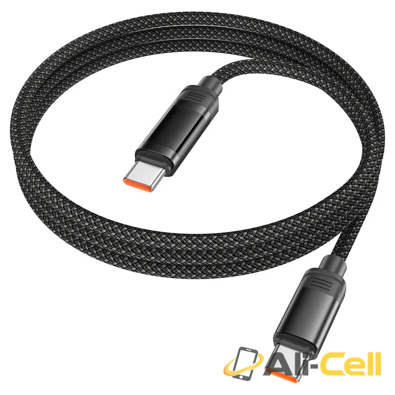 Cable Type-C to Type-C “U126 Lantern” PD 100W fast charge (U126 100w Tc Tc Black, 1.2m) — 5