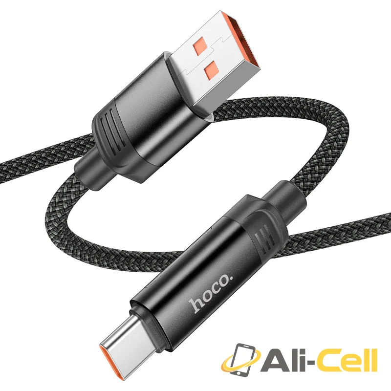 Cable USB to Type-C “U126 Lantern” 5A fast charge (U126 5a Usb Tc Grey, 1.2m) — 3
