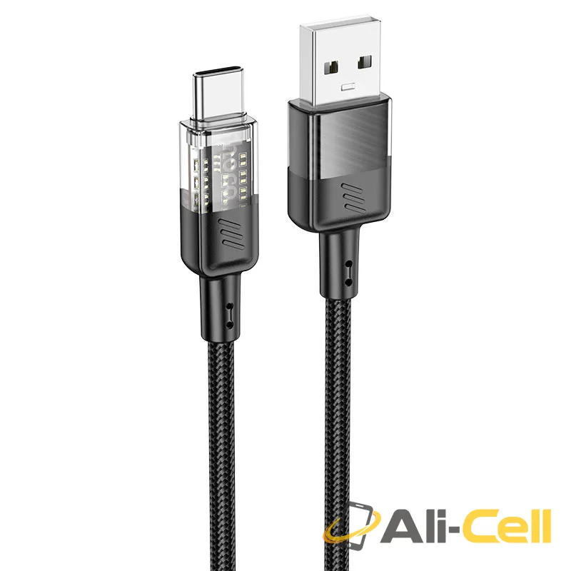Cable USB to Type-C “U129 Spirit” (U129 Usb Tc Black, 1.2m)