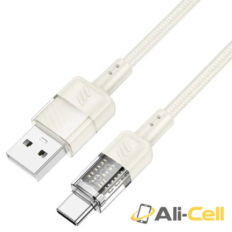 Cable USB to Type-C “U129 Spirit” (U129 Usb Tc Black, 1.2m) — 2
